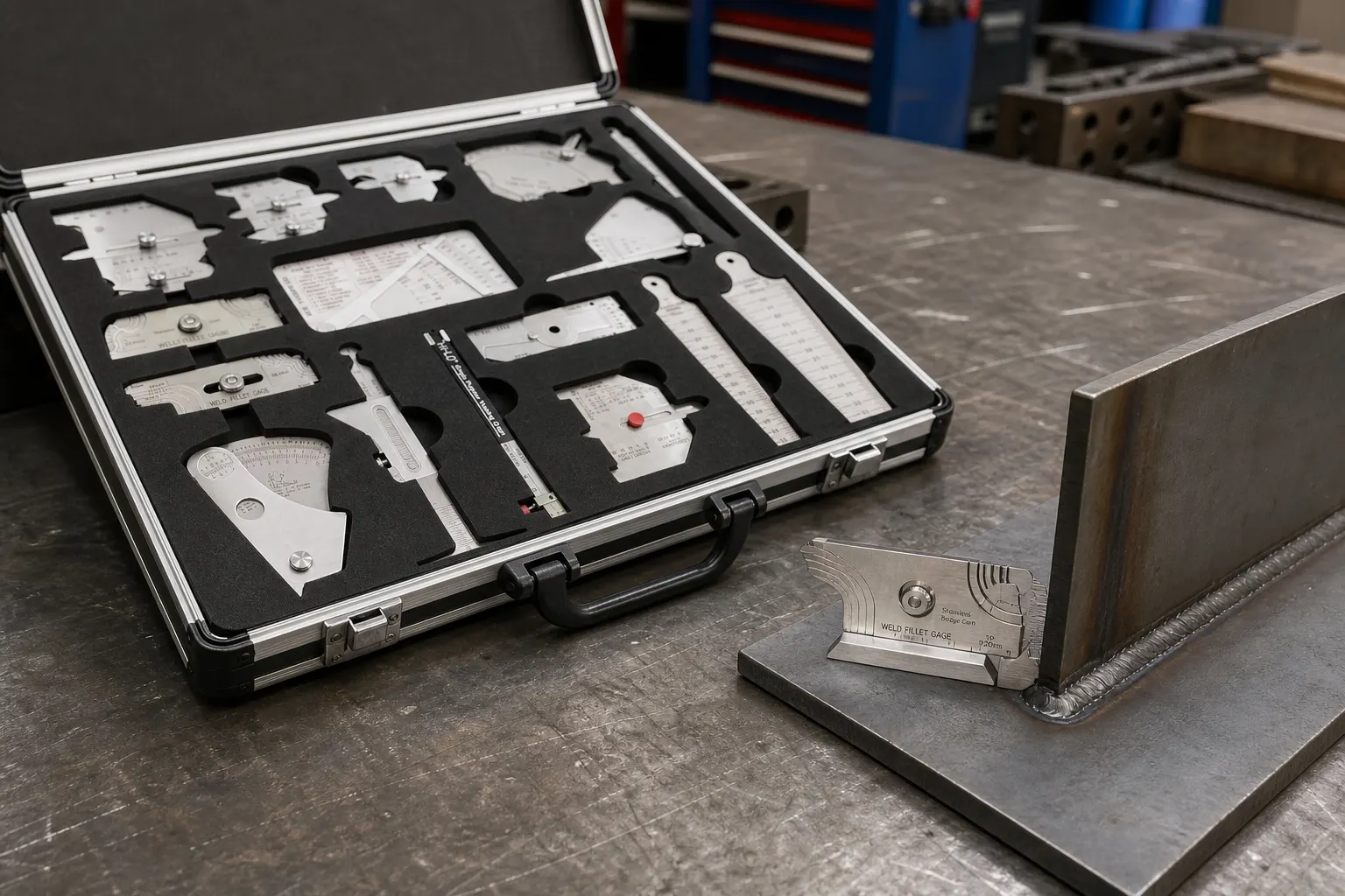 Jinggong 16-Piece Weld Inspection in everyday use